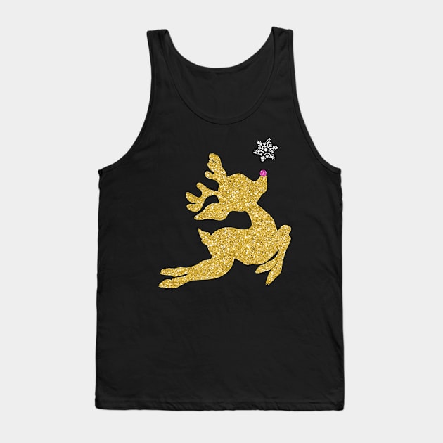 Christmas cute baby reindeer Tank Top by andytruong